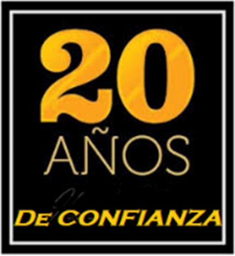 20 AÑOS DE EXPERIENCIA 